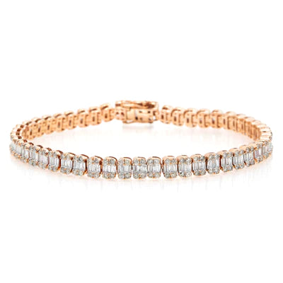 BAGUETTE DIAMOND BRACELET
