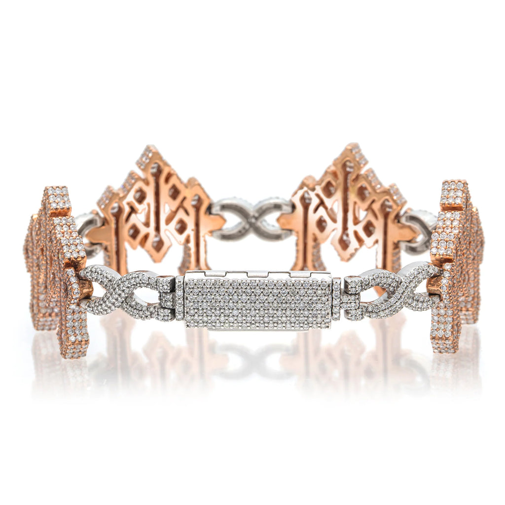 Infiniti Link Triple Cross Bracelet