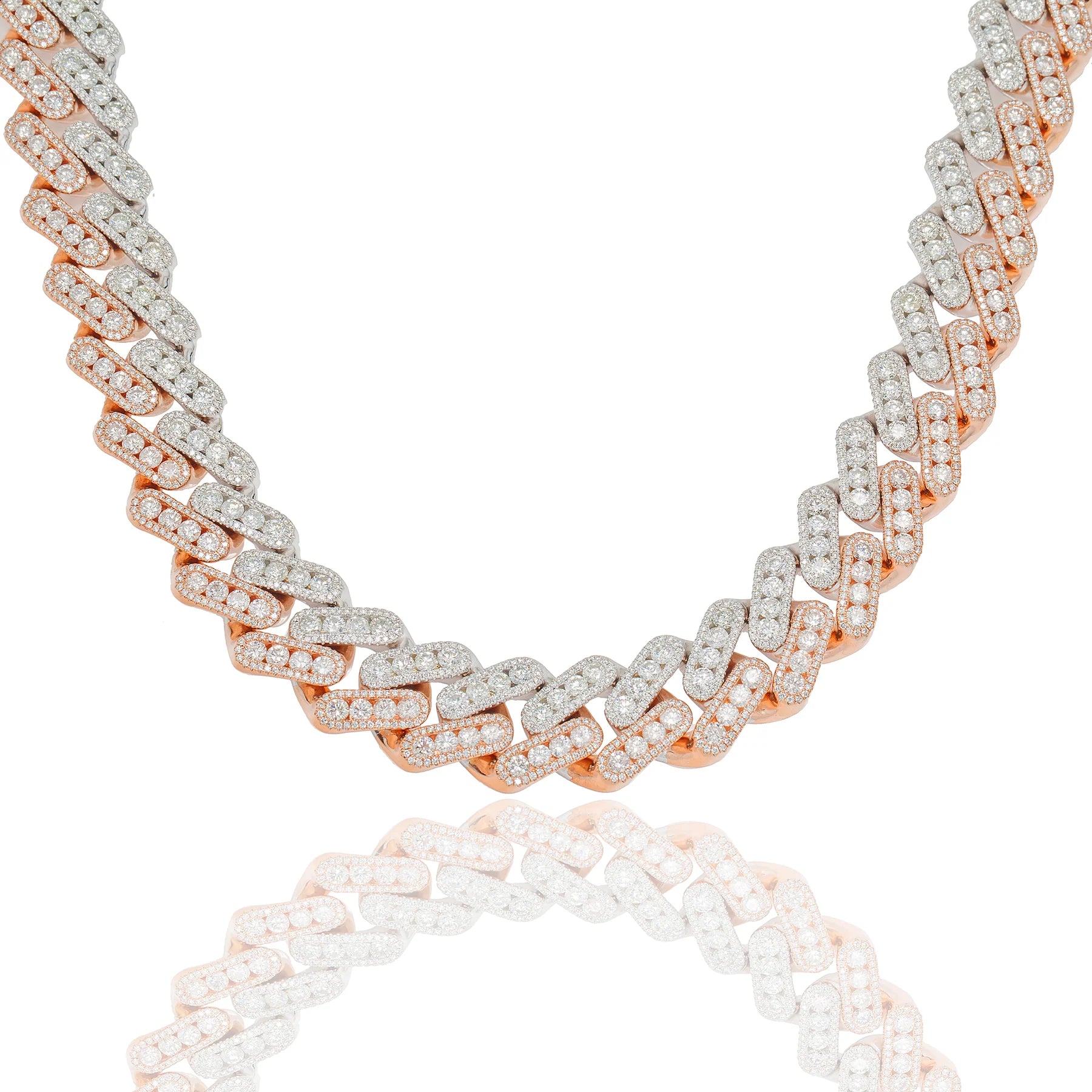 TWO TONE CUBAN CHAIN