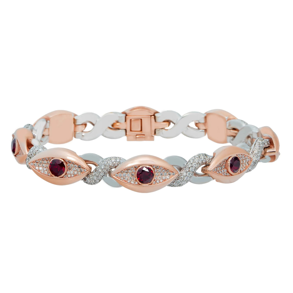 Infinity Evil Eye Diamond Bracelet