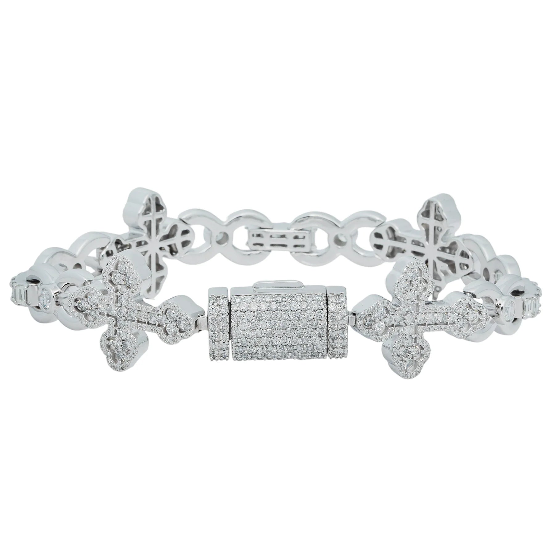 Infinity Cross Diamond Bracelet