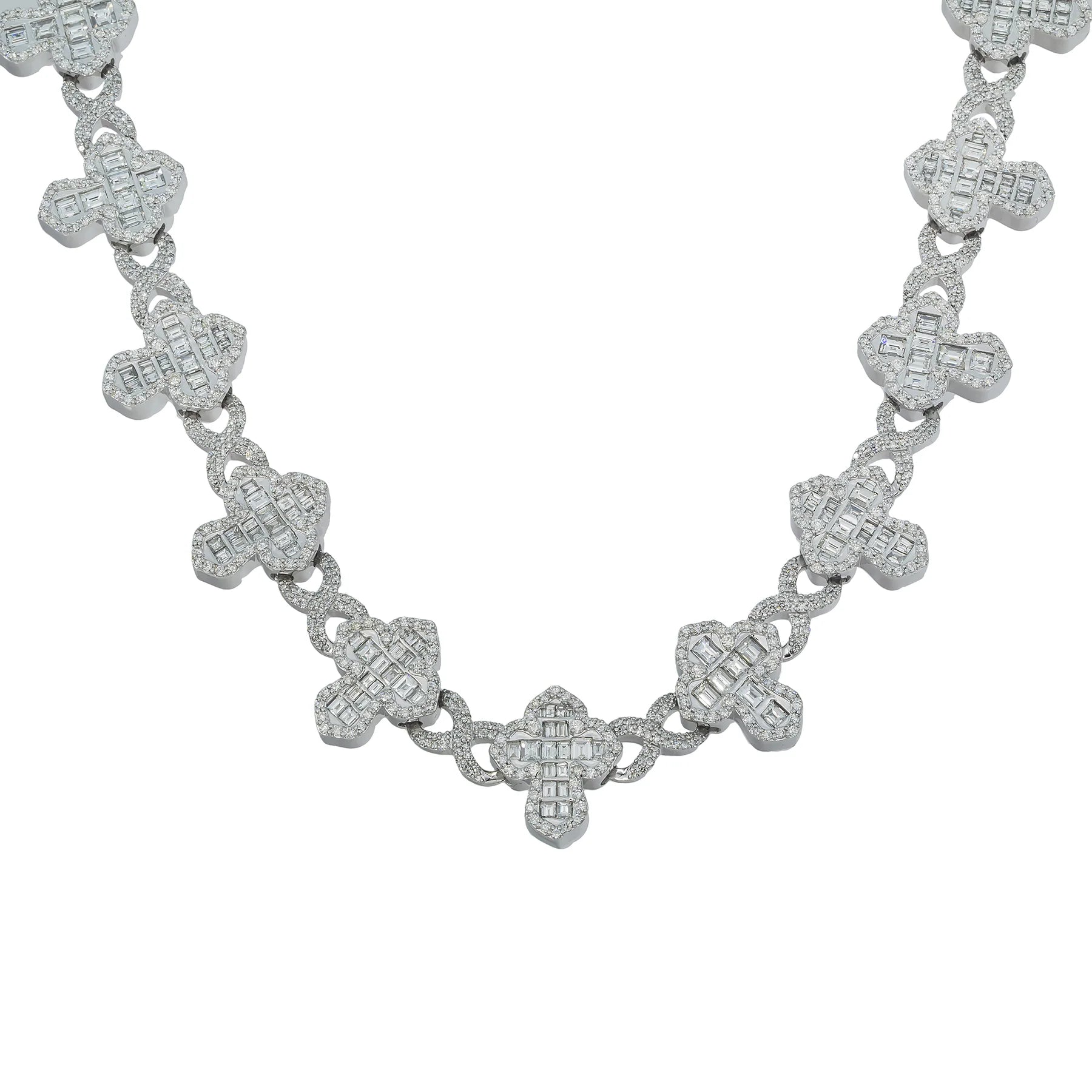 INFINITY DIAMOND CROSS CHAIN