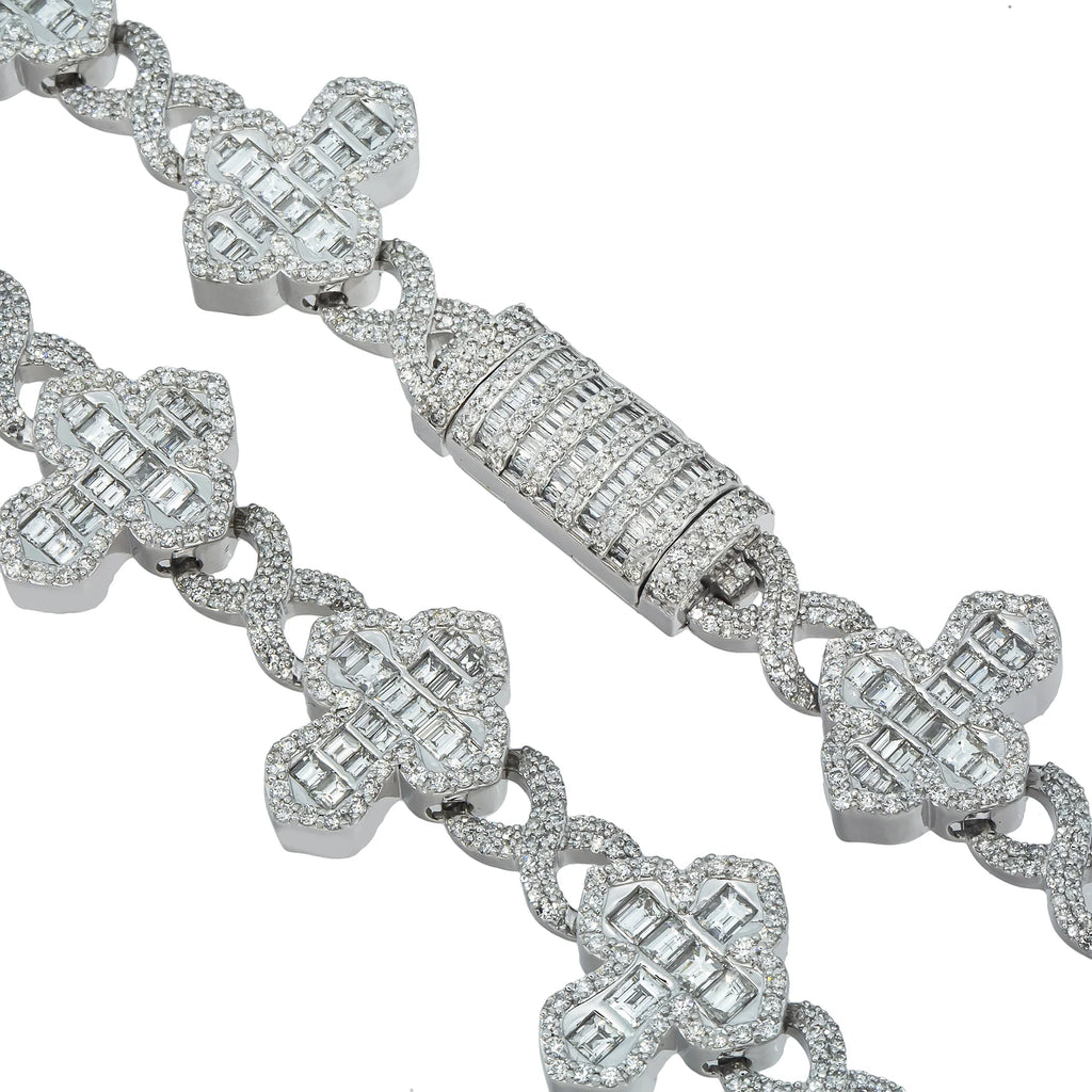 INFINITY DIAMOND CROSS CHAIN