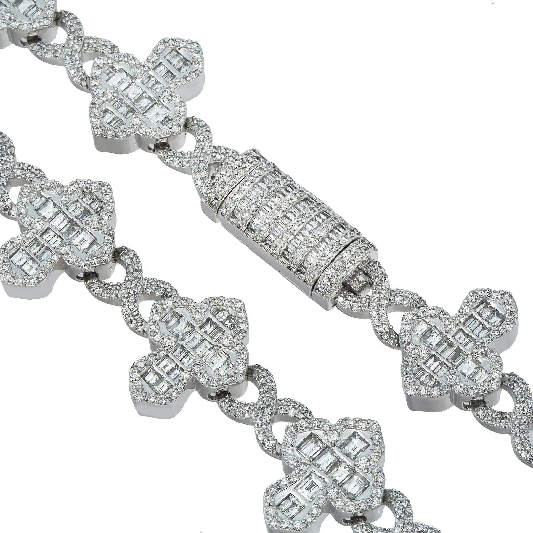 INFINITY DIAMOND CROSS CHAIN