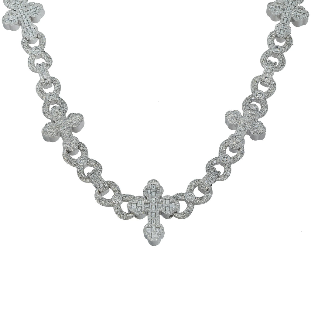 INFINITY DIAMOND CROSS CHAIN