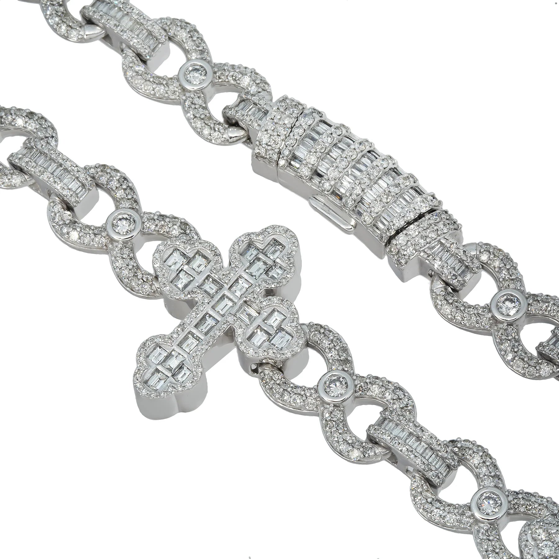 INFINITY DIAMOND CROSS CHAIN