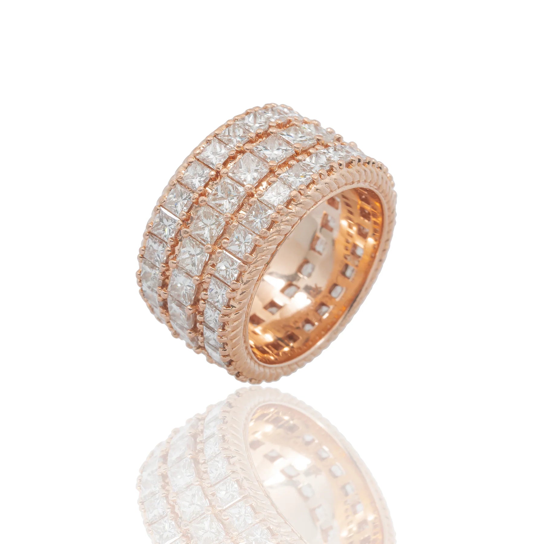 Diamond Princess Cut Ring