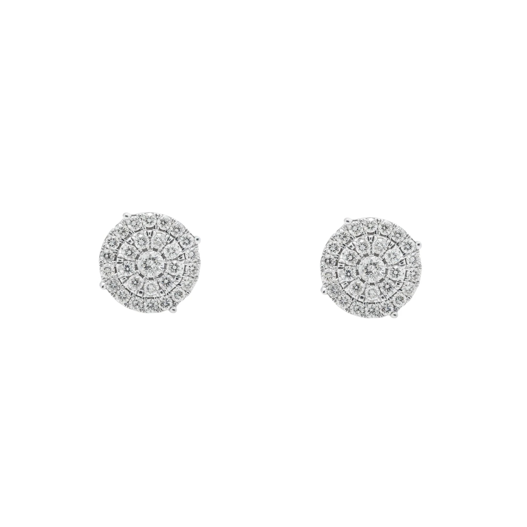 Diamond Cluster Earrings
