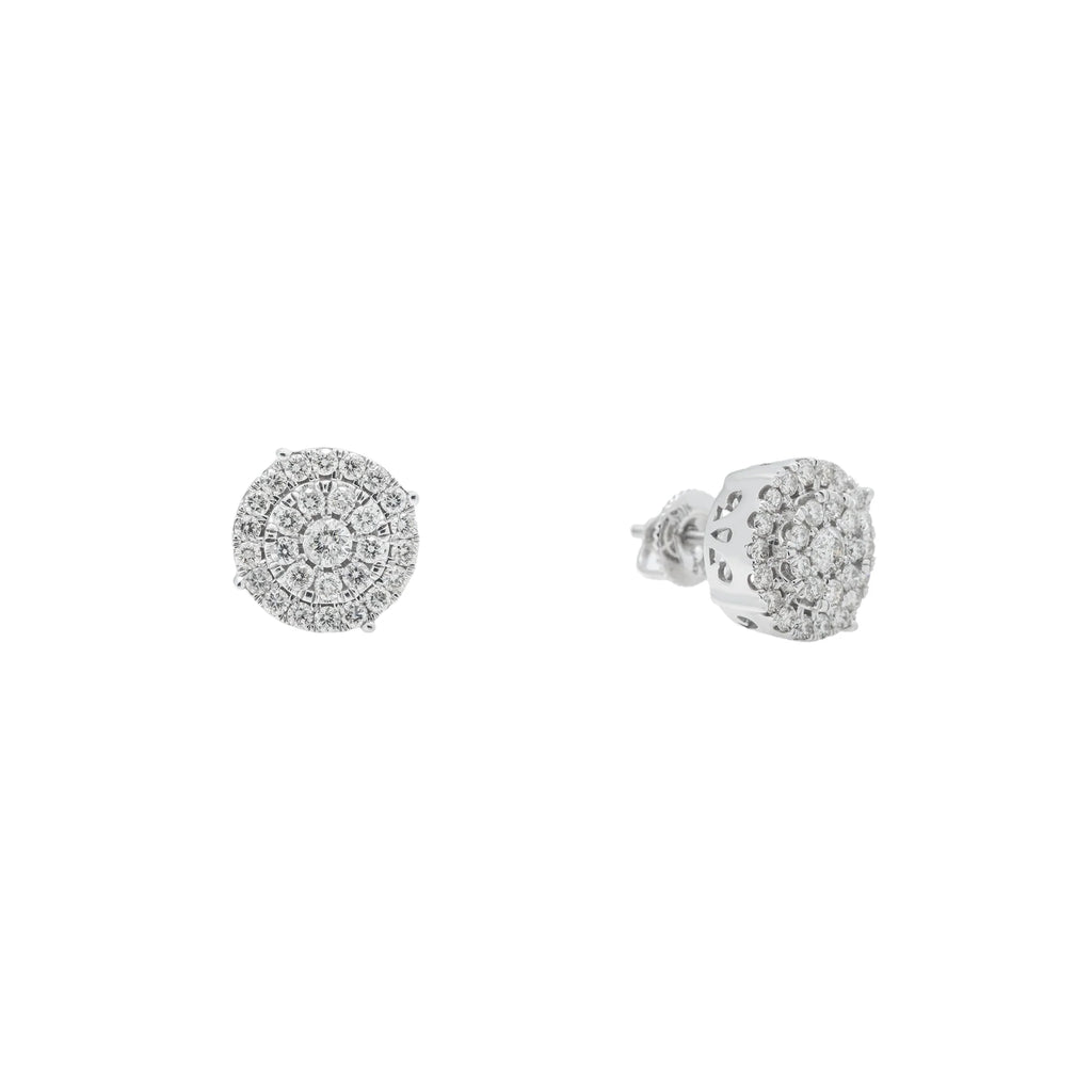Diamond Cluster Earrings