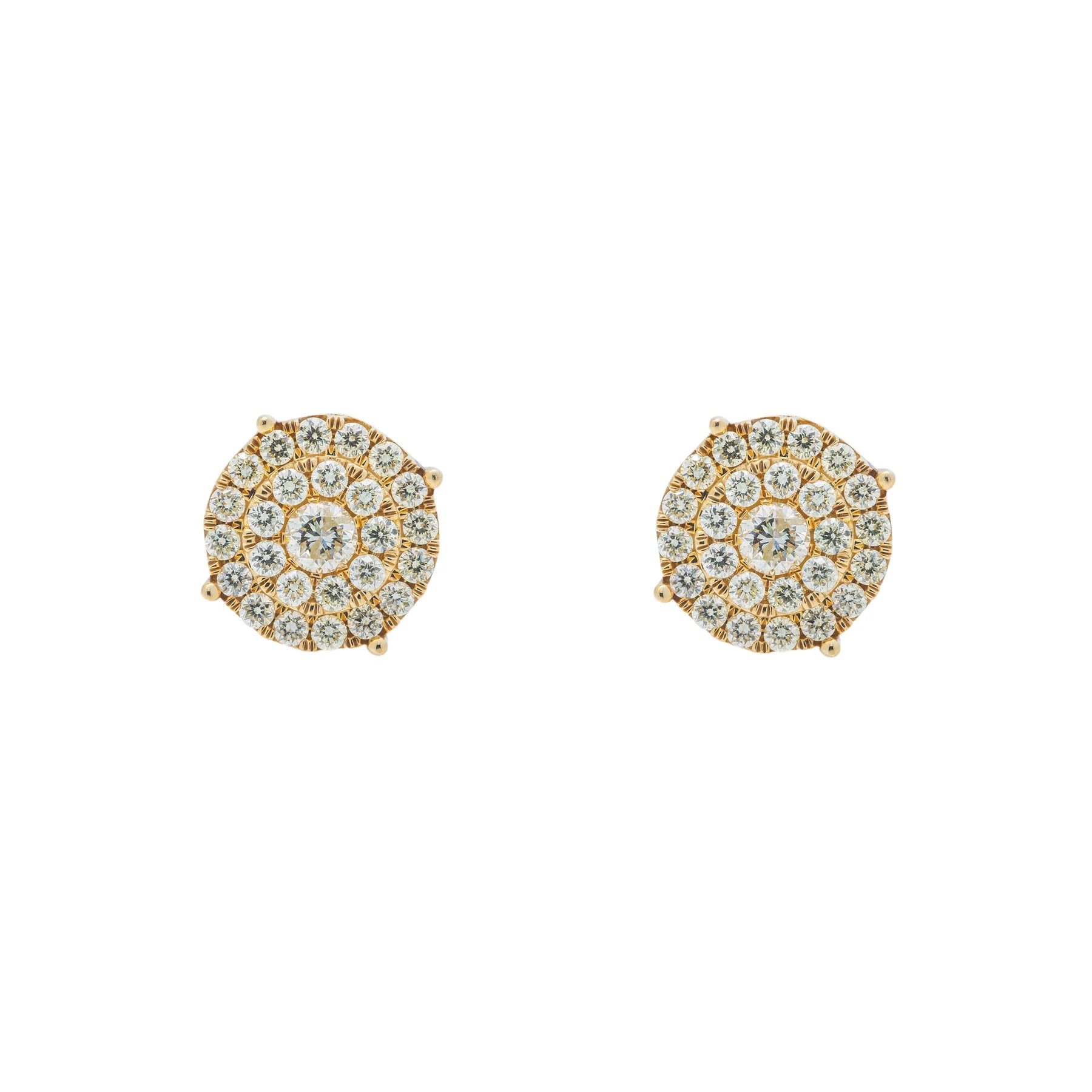Diamond Cluster Earrings