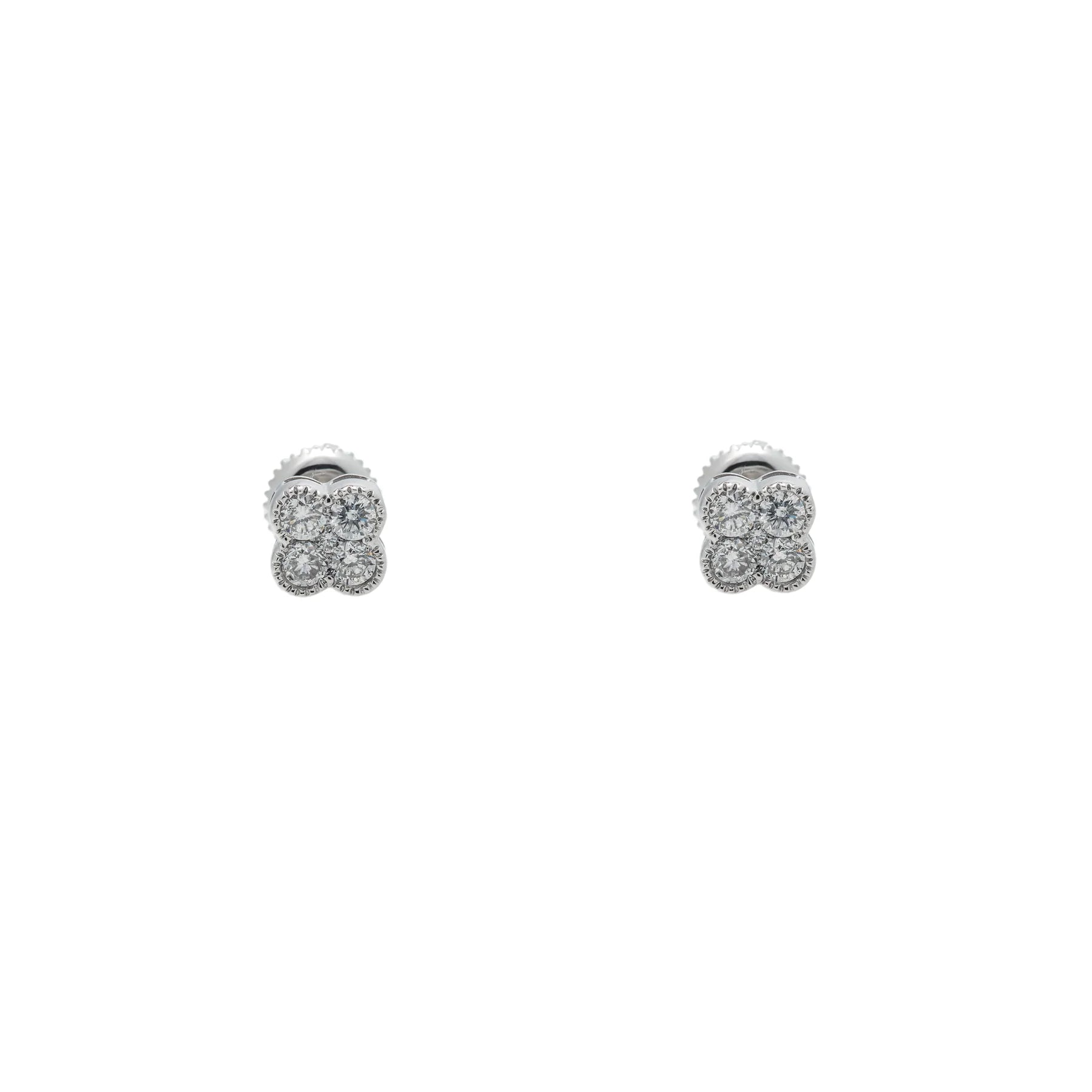 Diamond Clover Earrings