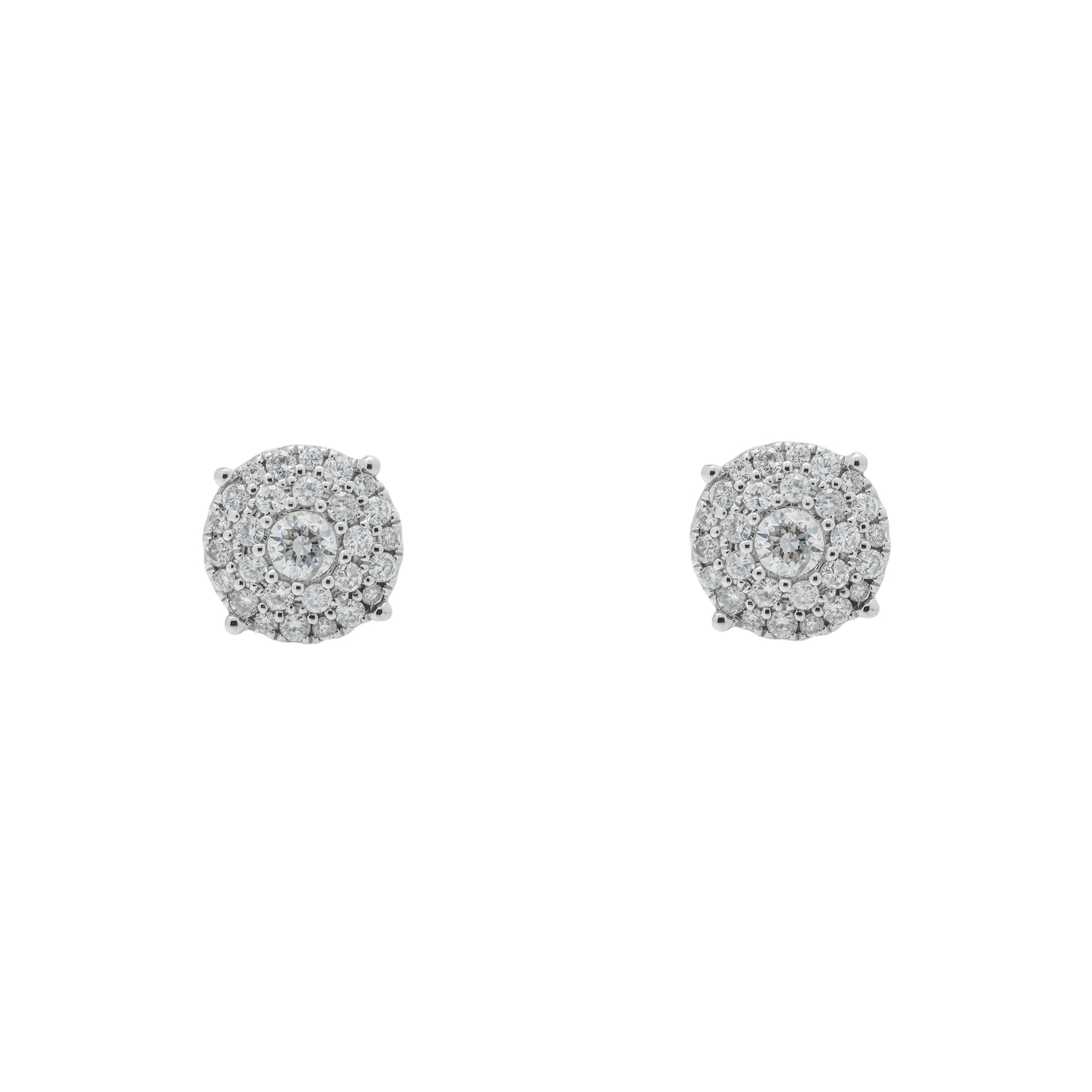 Diamond Cluster Earrings