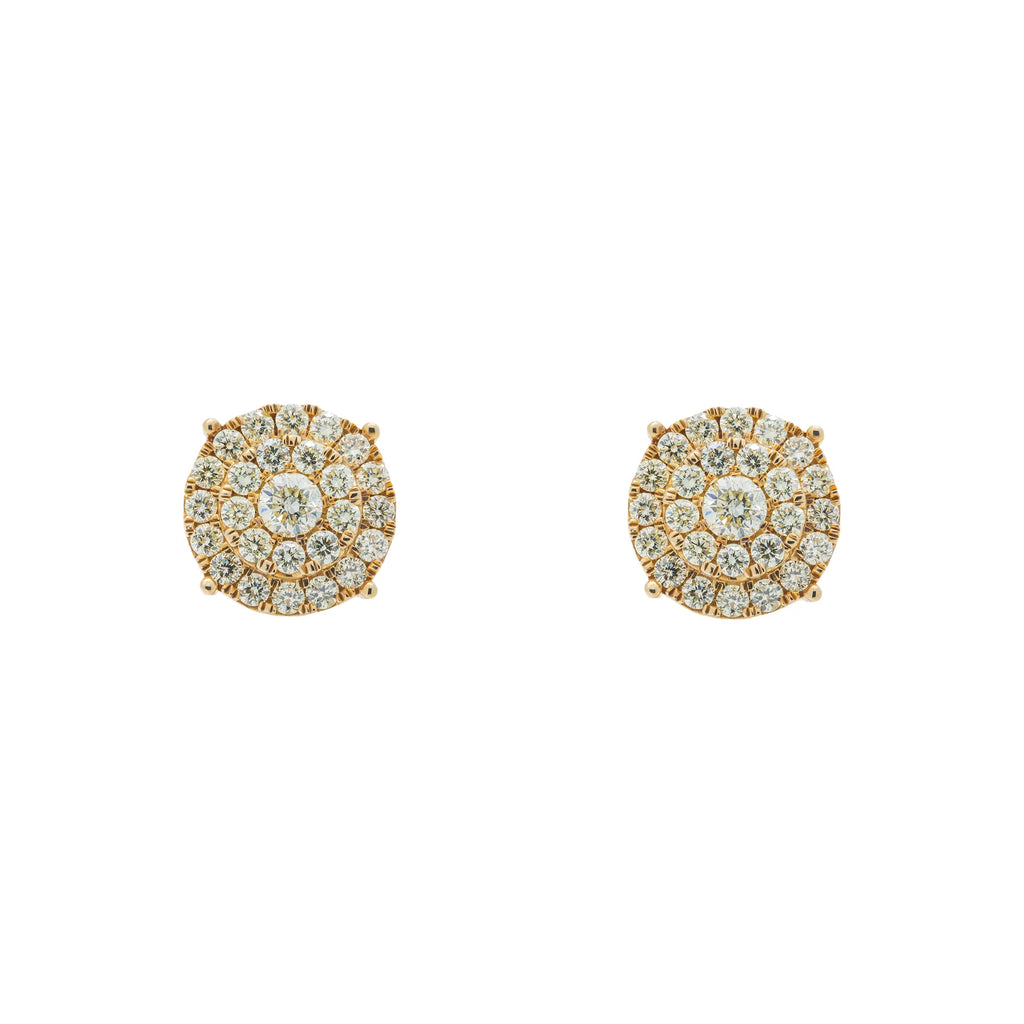 Diamond Cluster Earrings