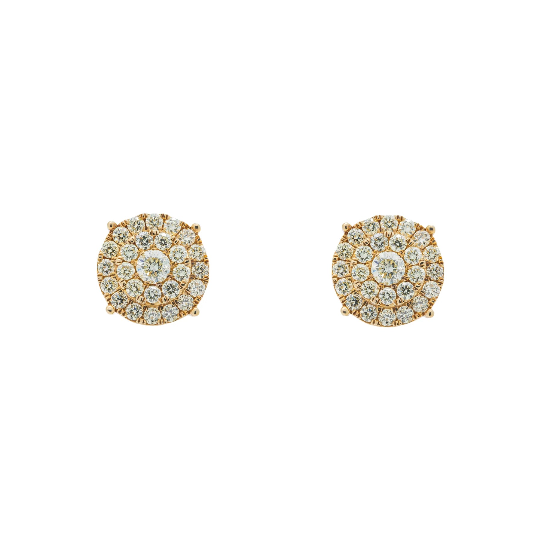 Diamond Cluster Earrings