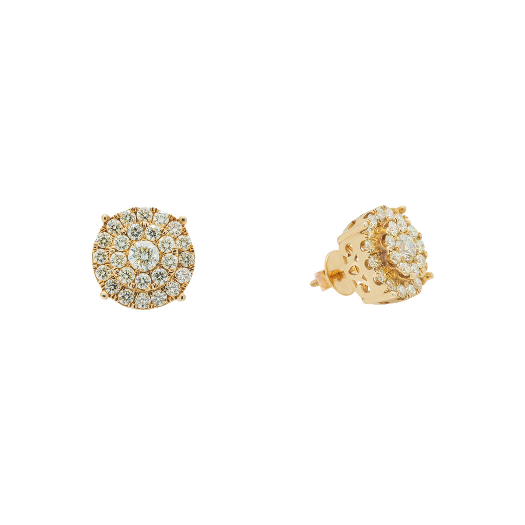 Diamond Cluster Earrings