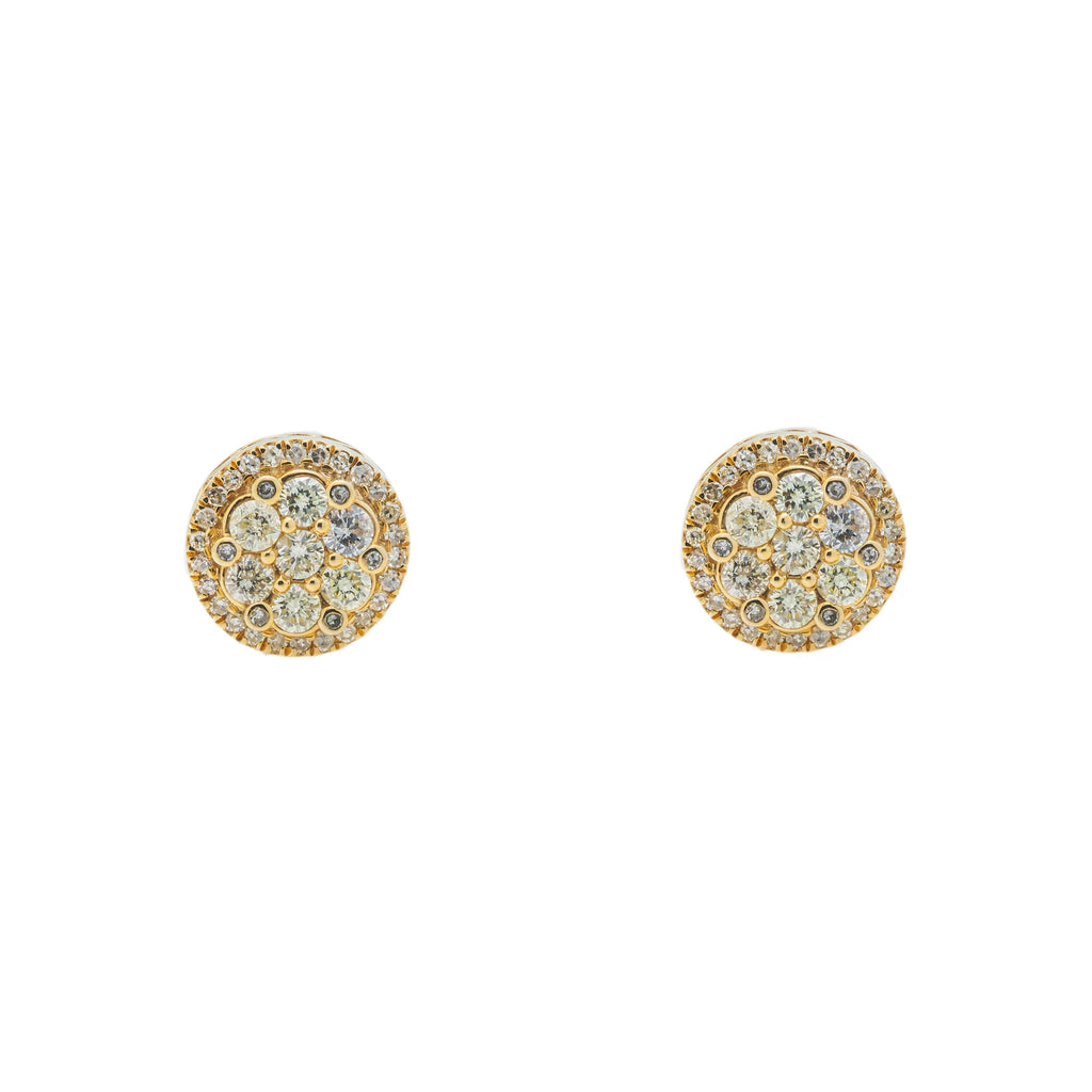 Diamond Cluster Earrings