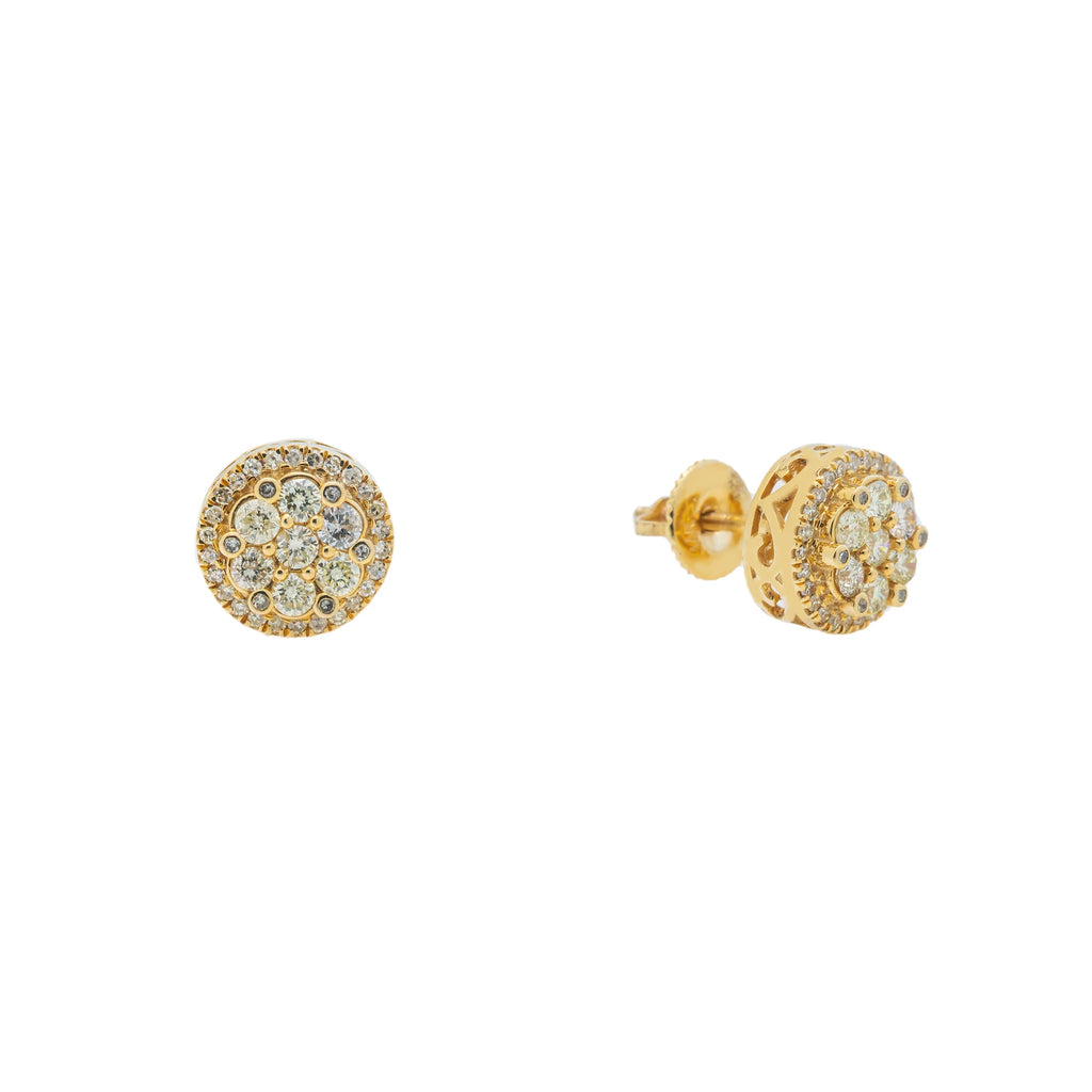 Diamond Cluster Earrings