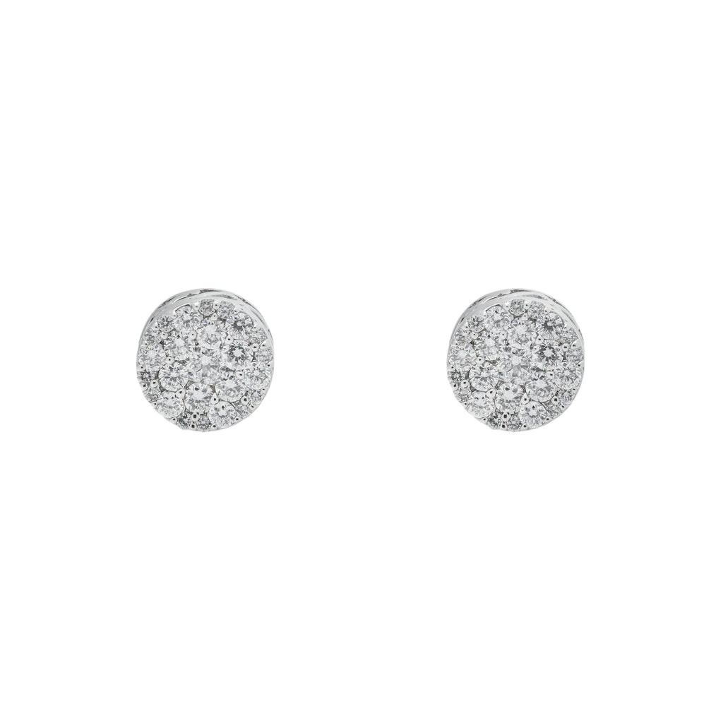 Diamond Cluster Earrings