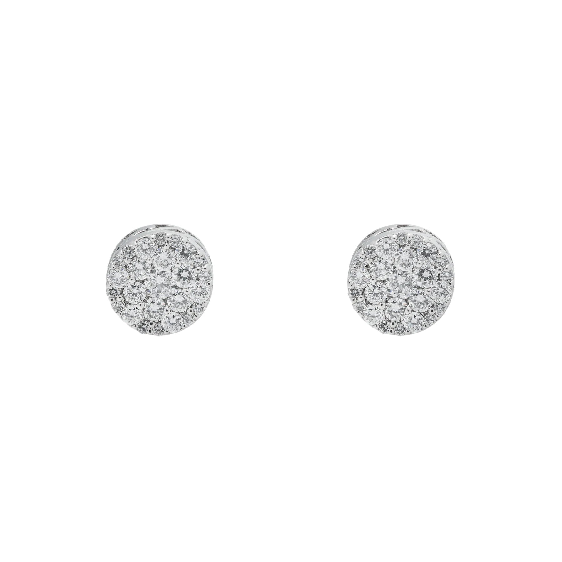 Diamond Cluster Earrings