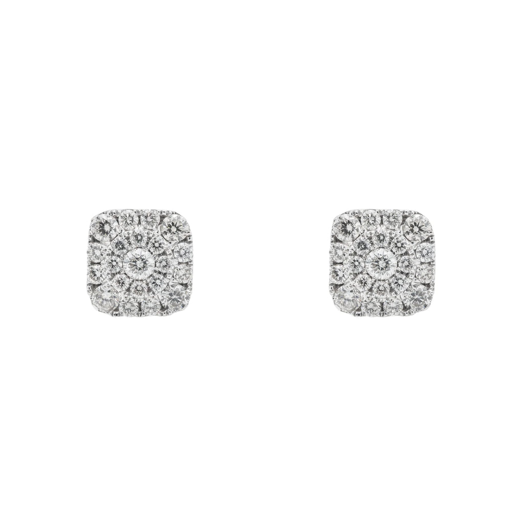 Diamond Square Earrings