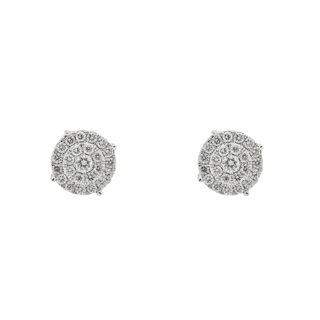 Diamond Cluster Earrings