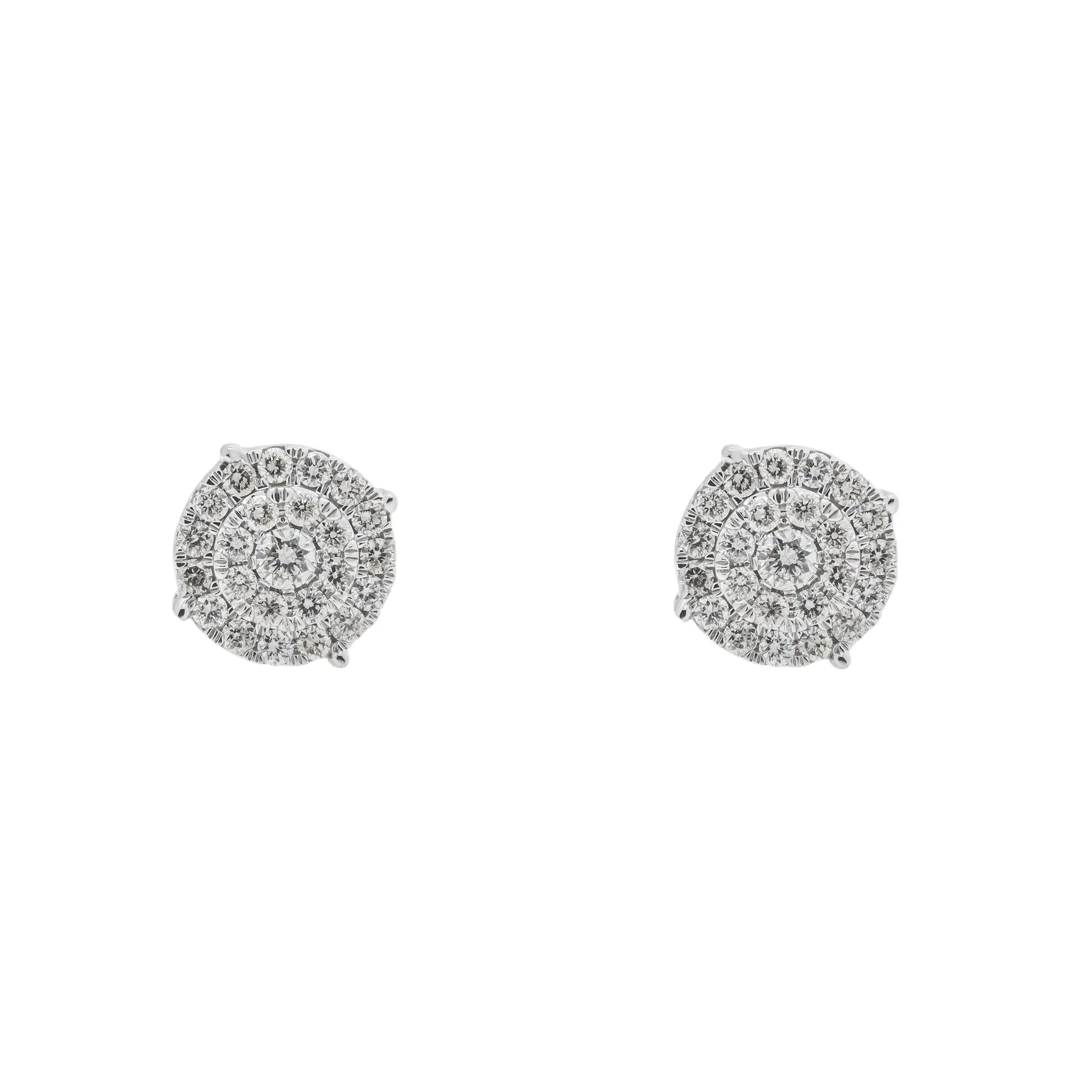 Diamond Cluster Earrings