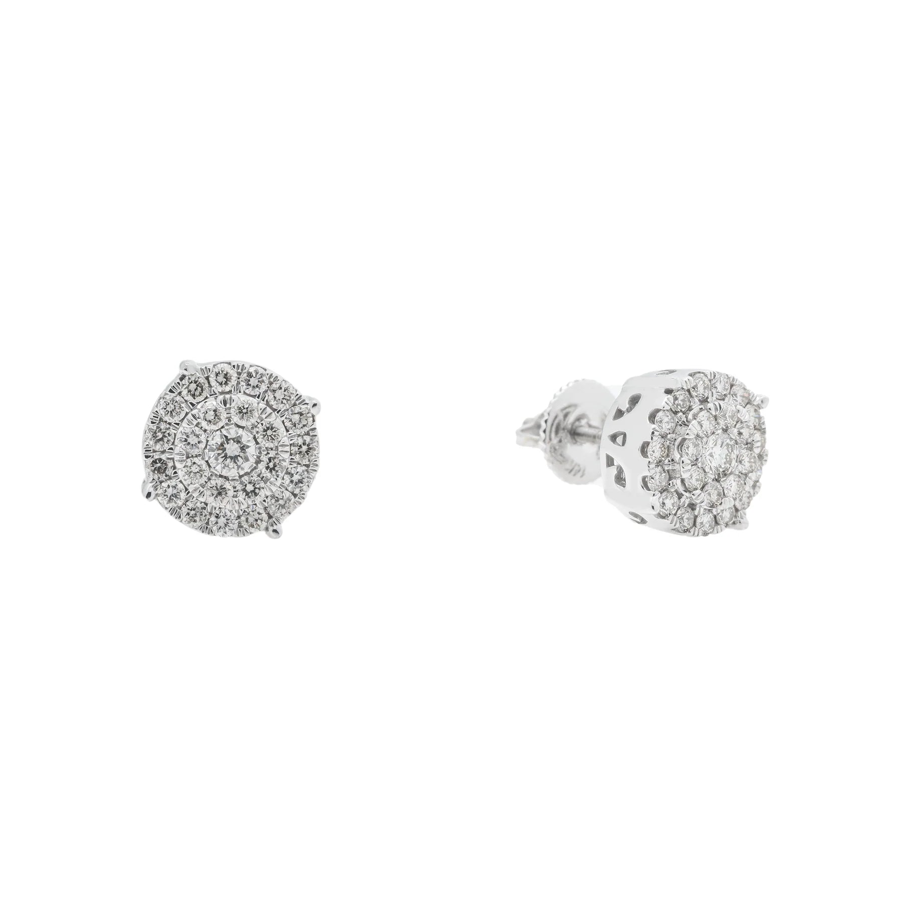Diamond Cluster Earrings