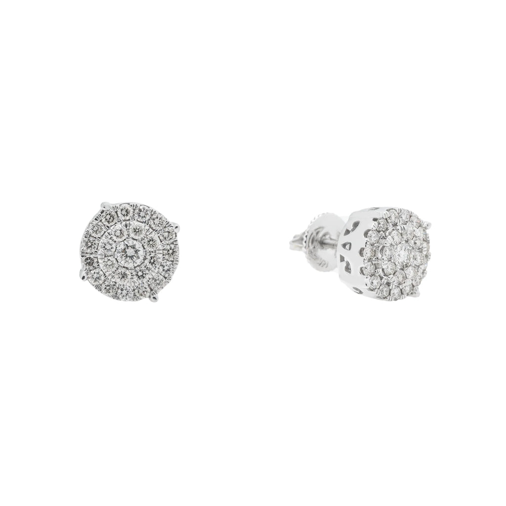 Diamond Cluster Earrings
