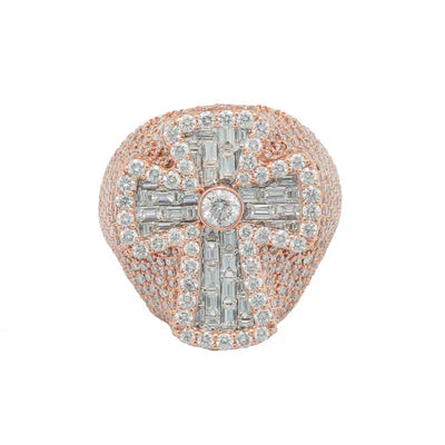 Diamond Cross Ring