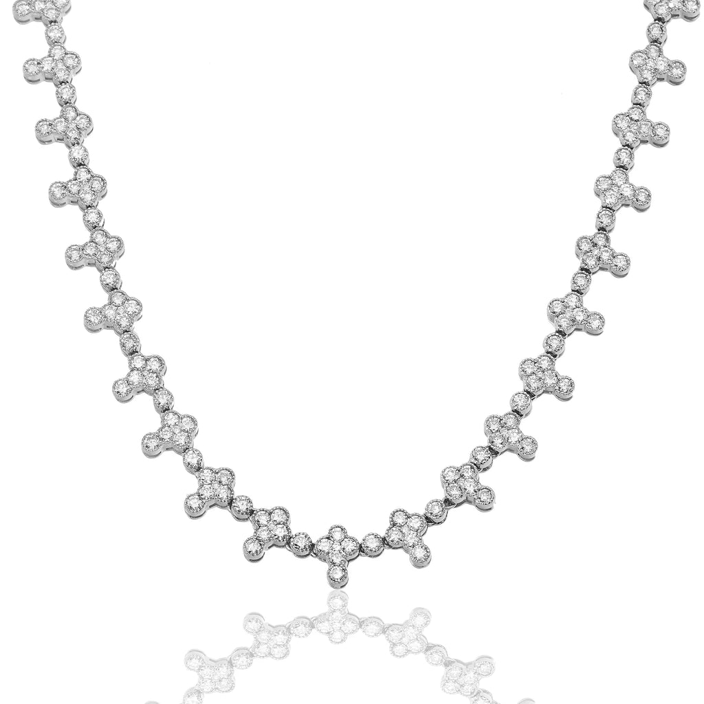 DIAMOND CROSS NECKLACE