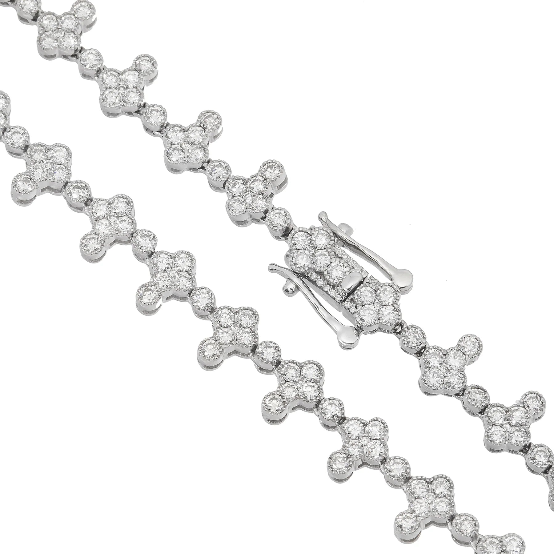 DIAMOND CROSS NECKLACE