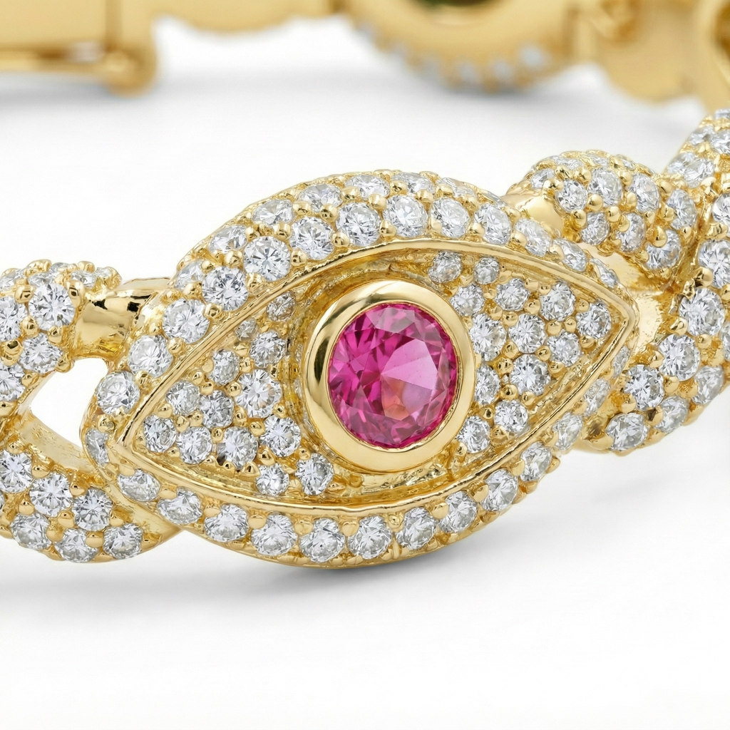 IMPERIAL RUBI FLOWER BRACELET