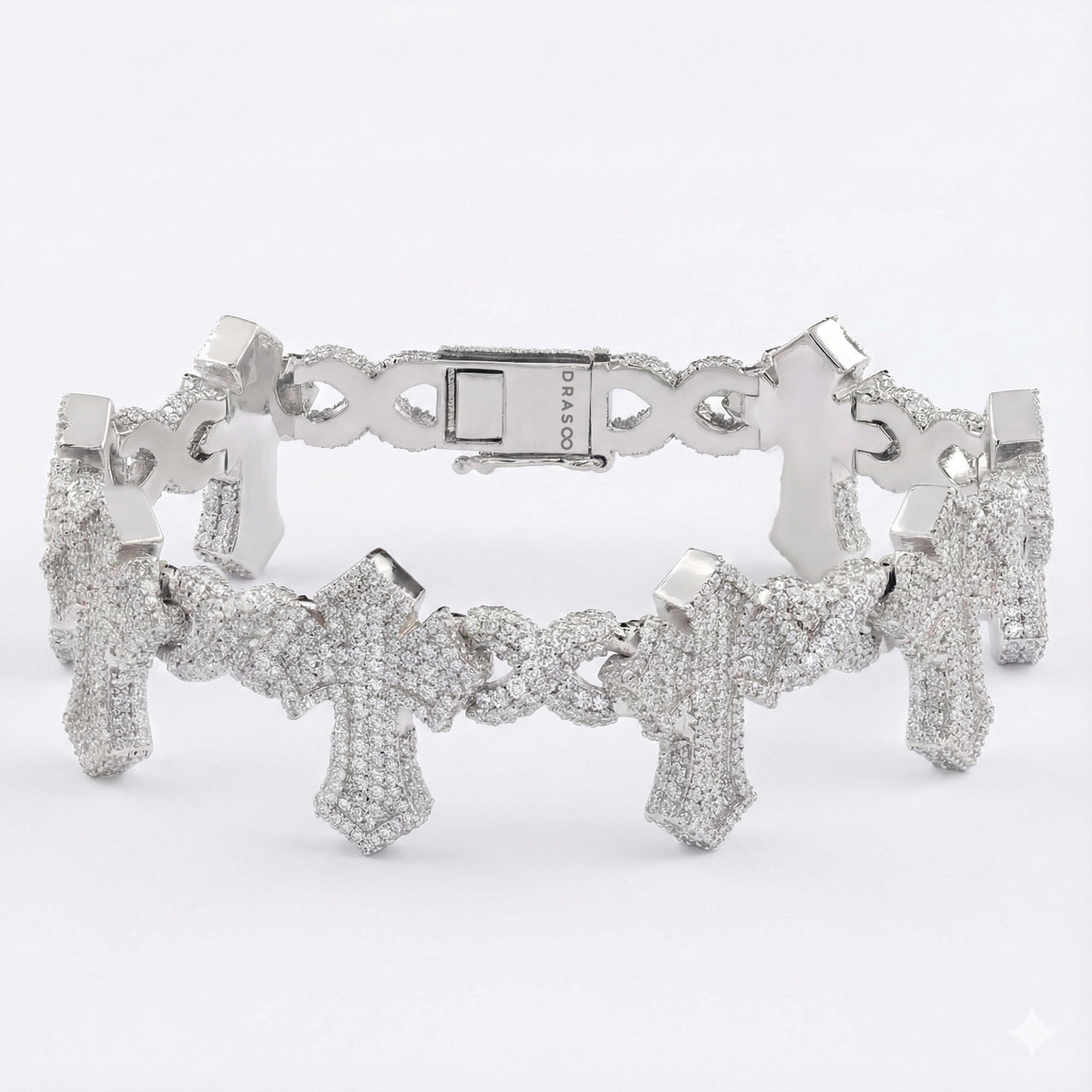 HOLY CROWN CROSS BRACELET