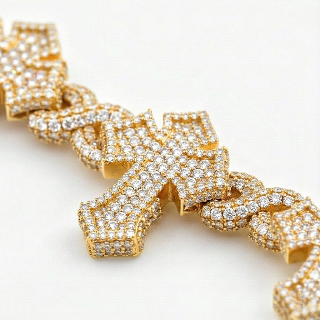 HOLY CROWN CROSS BRACELET