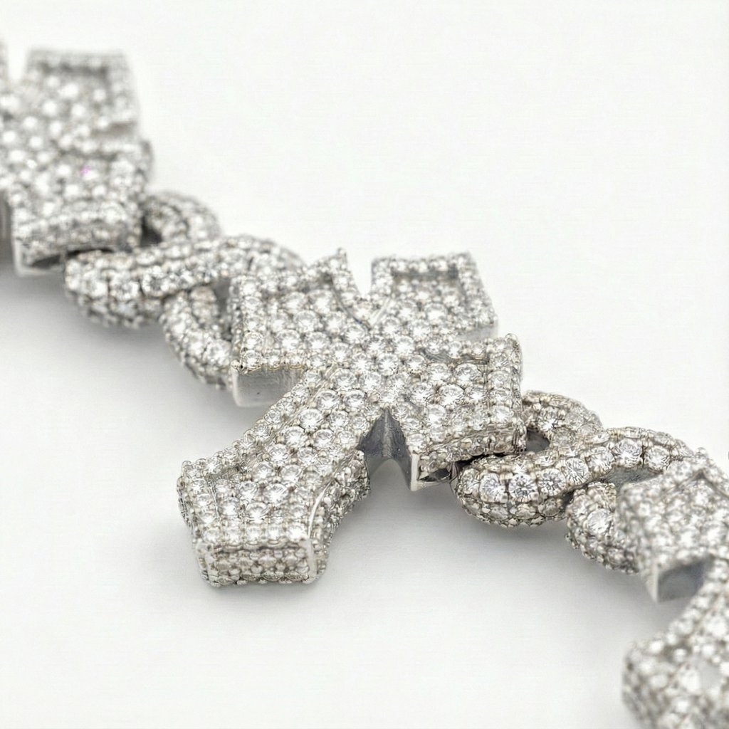 HOLY CROWN CROSS BRACELET