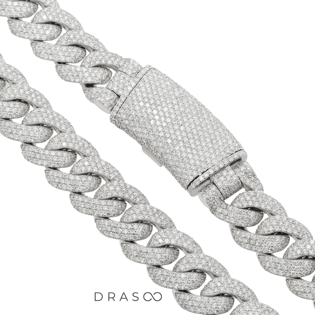 FLOWER SETTING DIAMOND CUBAN