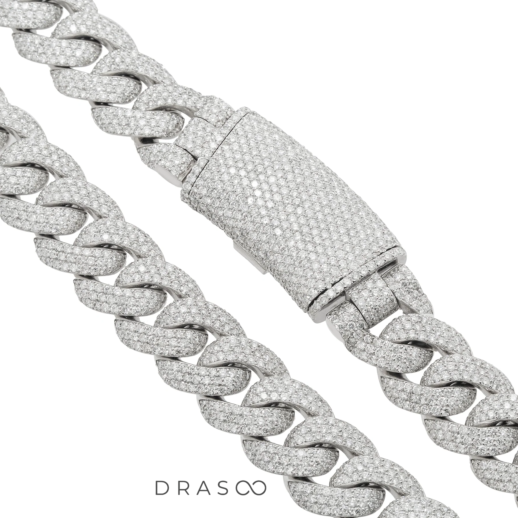 FLOWER SETTING DIAMOND CUBAN