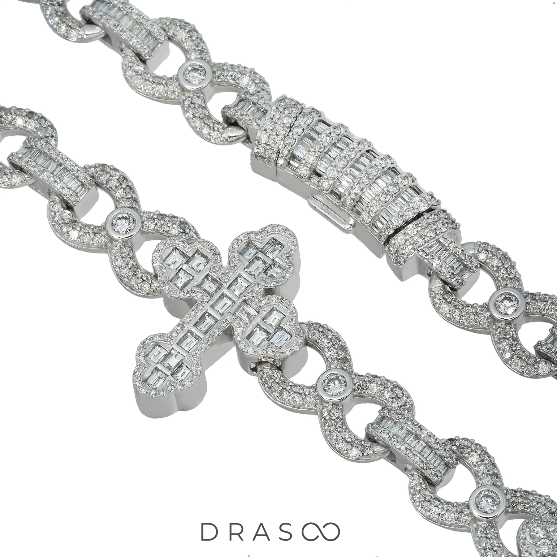 INFINITY DIAMOND CROSS CHAIN