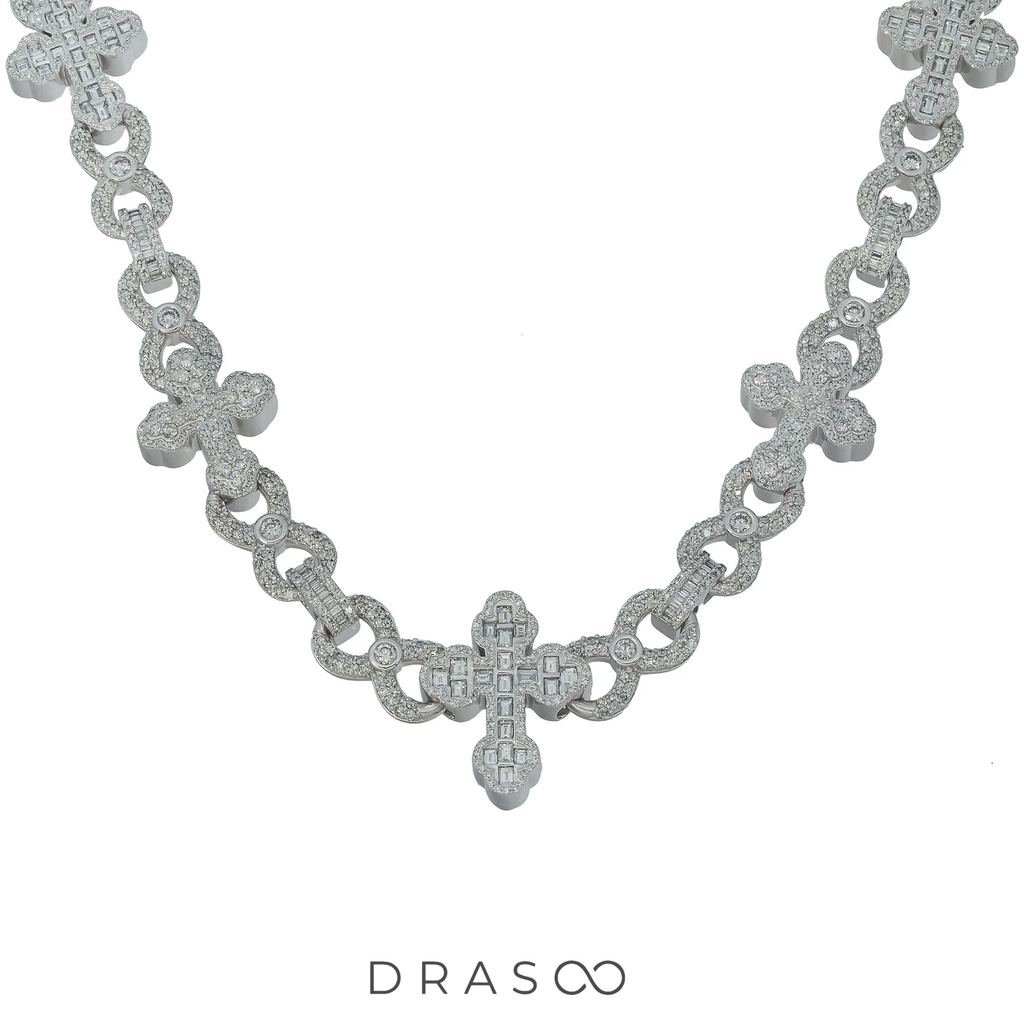 INFINITY DIAMOND CROSS CHAIN