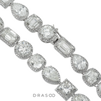 MULTI SHAPE DIAMOND NECKLACE