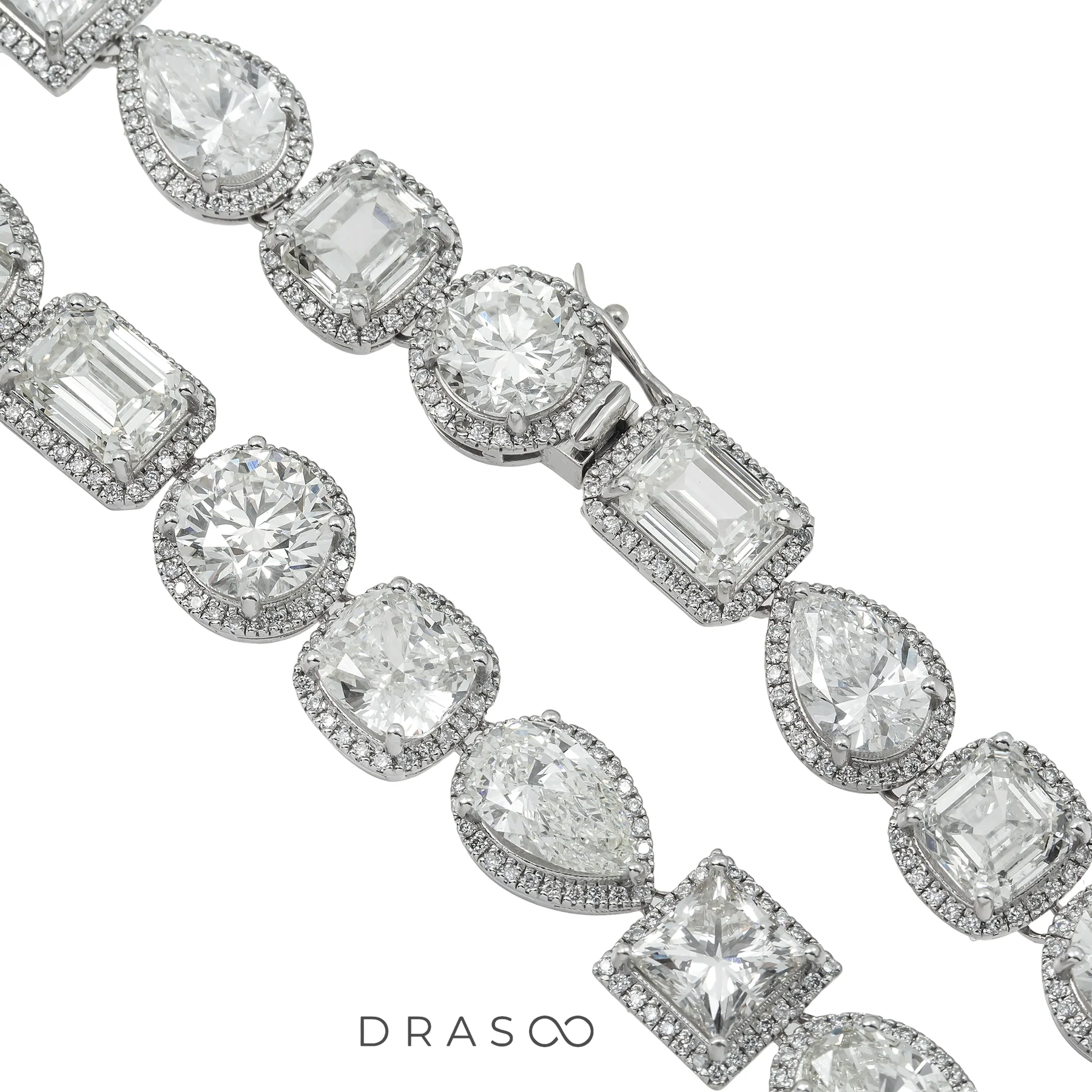 MULTI SHAPE DIAMOND NECKLACE