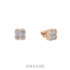 CELESTIAL CLOVER STUDS