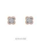 CELESTIAL CLOVER STUDS