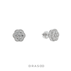 PLATINA CLUSTER STUDS