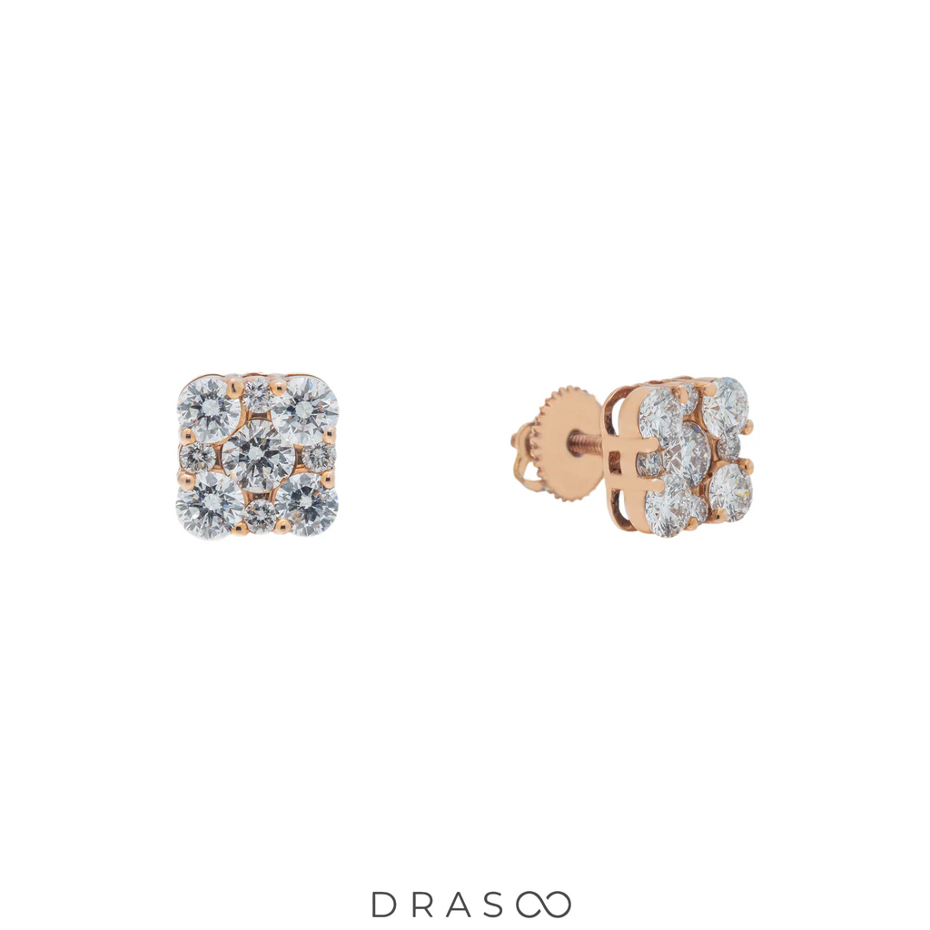 DIAMOND SQUARE EARRINGS