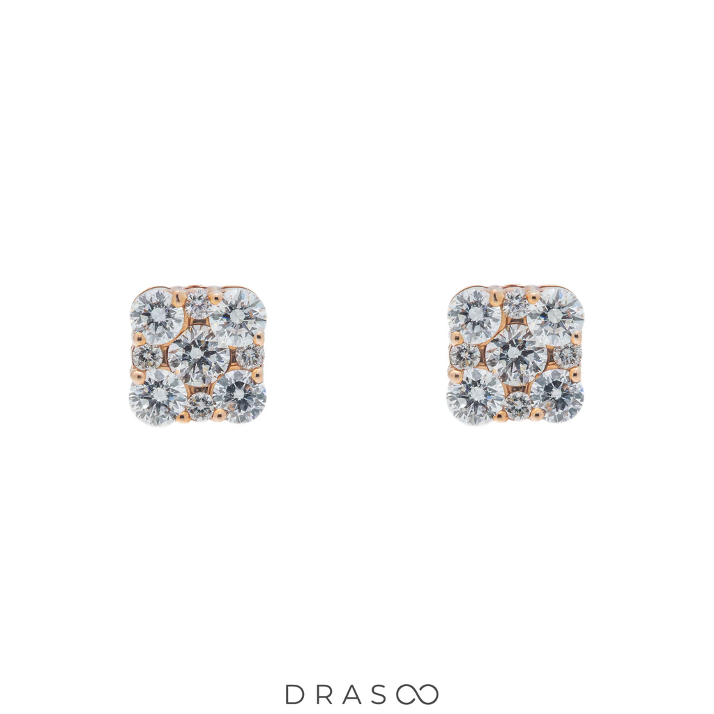 DIAMOND SQUARE EARRINGS