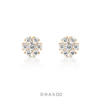 BLOOM EDGE STUD EARRINGS