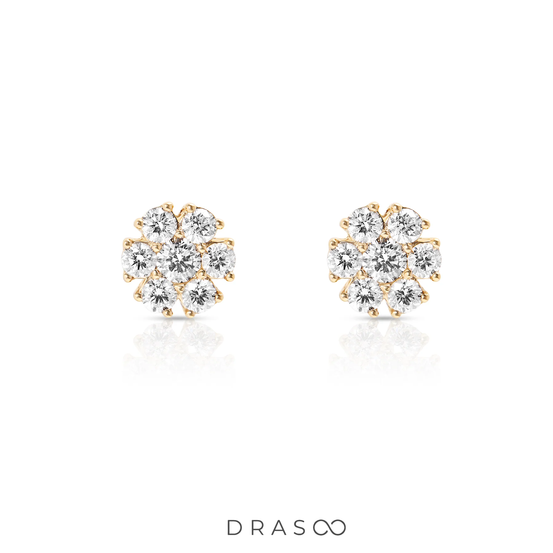 BLOOM EDGE STUD EARRINGS