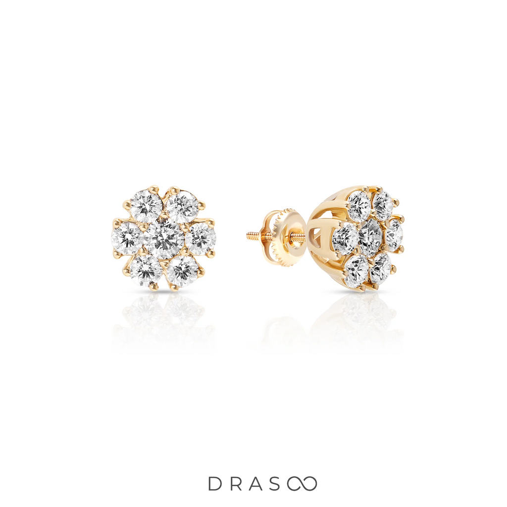 BLOOM EDGE STUD EARRINGS