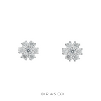 FLORA BOLD CLUSTER STUDS